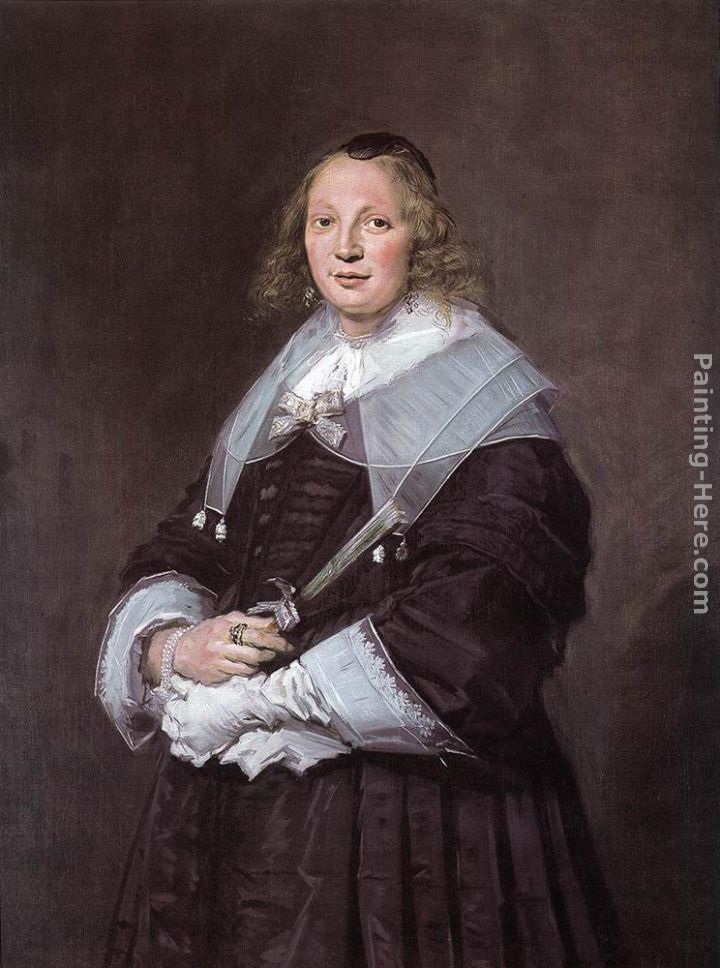 Portrait of a Standing Woman painting - Frans Hals Portrait of a Standing Woman art painting